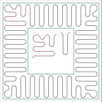 (image for) Judys Prickly Pear Coils Border & Corner-L04468* - Click Image to Close